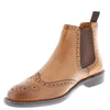 Thomas Crick Downton Men's Leather Brogue Chelsea Boots
