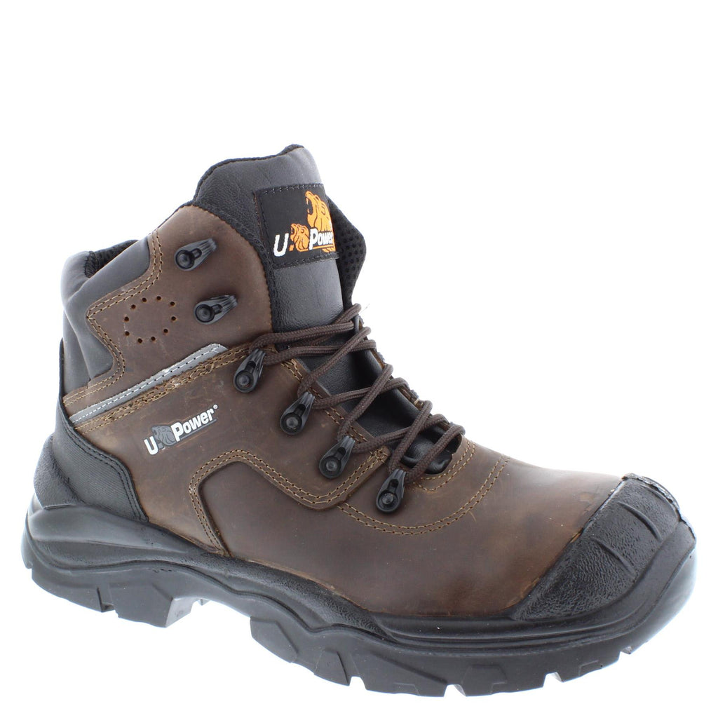 U-Power Greenland S3 Metal Free Toecap Lace Up Safety Work Boots