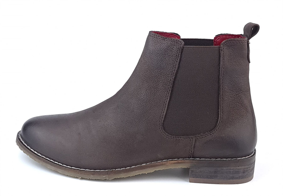 Frank James Aintree Women's Leather Nubuck Pull On Chelsea Boots