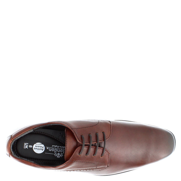 HX London Euston Men's Leather Derby Shoes