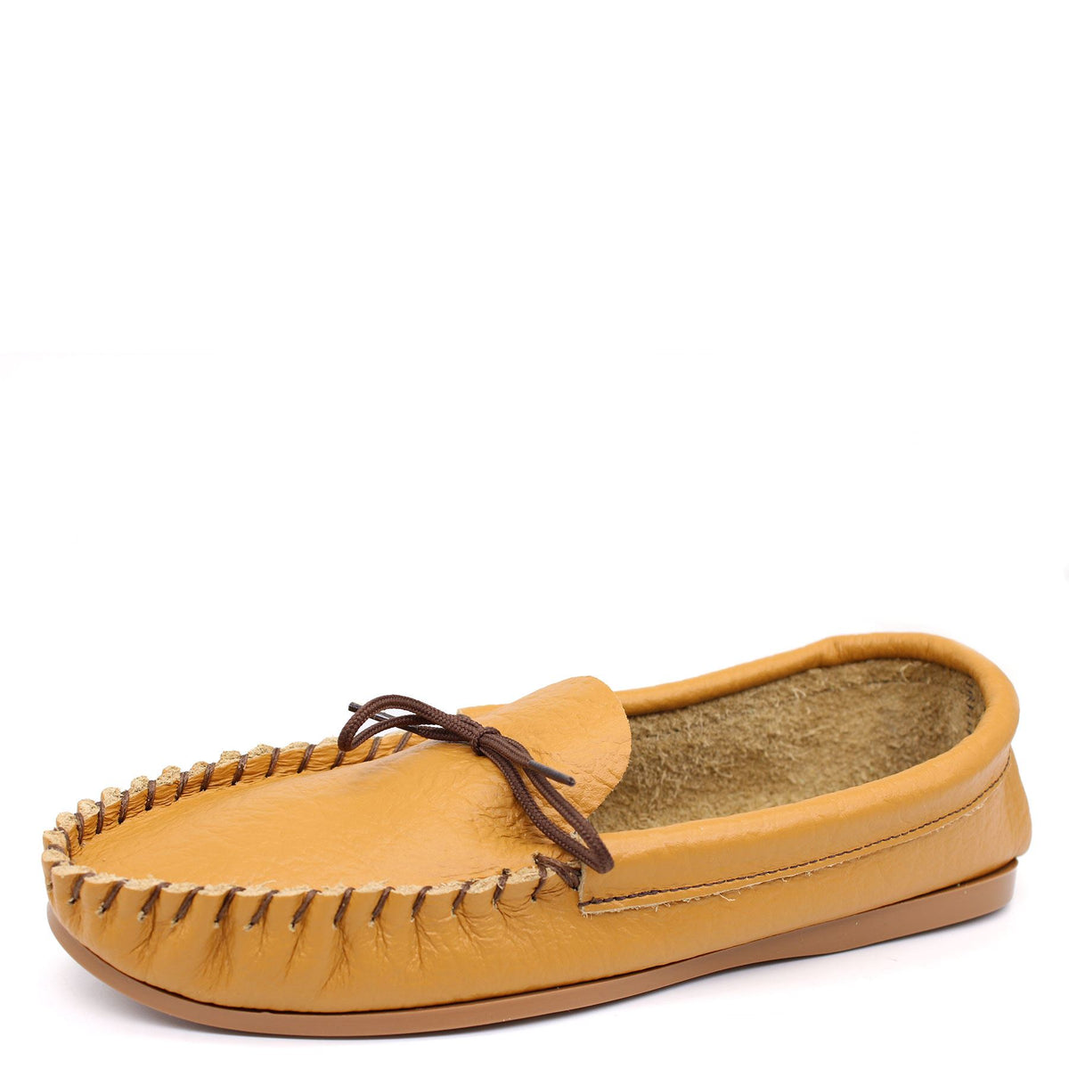 Coopers Moccasin Traditional Mens Leather Outdoor Slippers