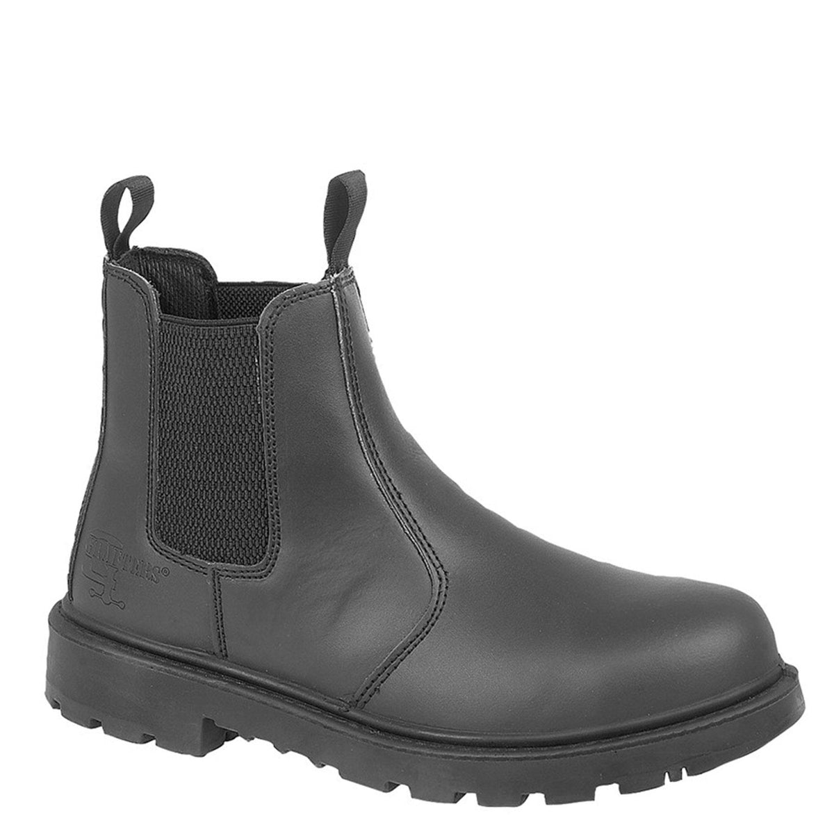 Grafters Grinder S1P SRC Safety Steel Toecap Chelsea Boots