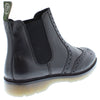 Frank James Warkton Men's Leather Pull On Brogue Chelsea Boots