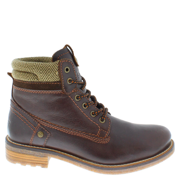 Wrangler Hill Tweed Men's Leather Lace Up Combat Boots