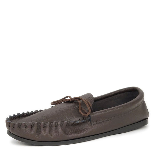 Coopers Moccasin Traditional Mens Leather Outdoor Slippers