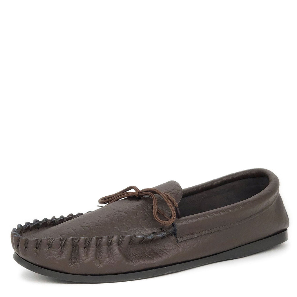 Coopers Moccasin Traditional Mens Leather Outdoor Slippers