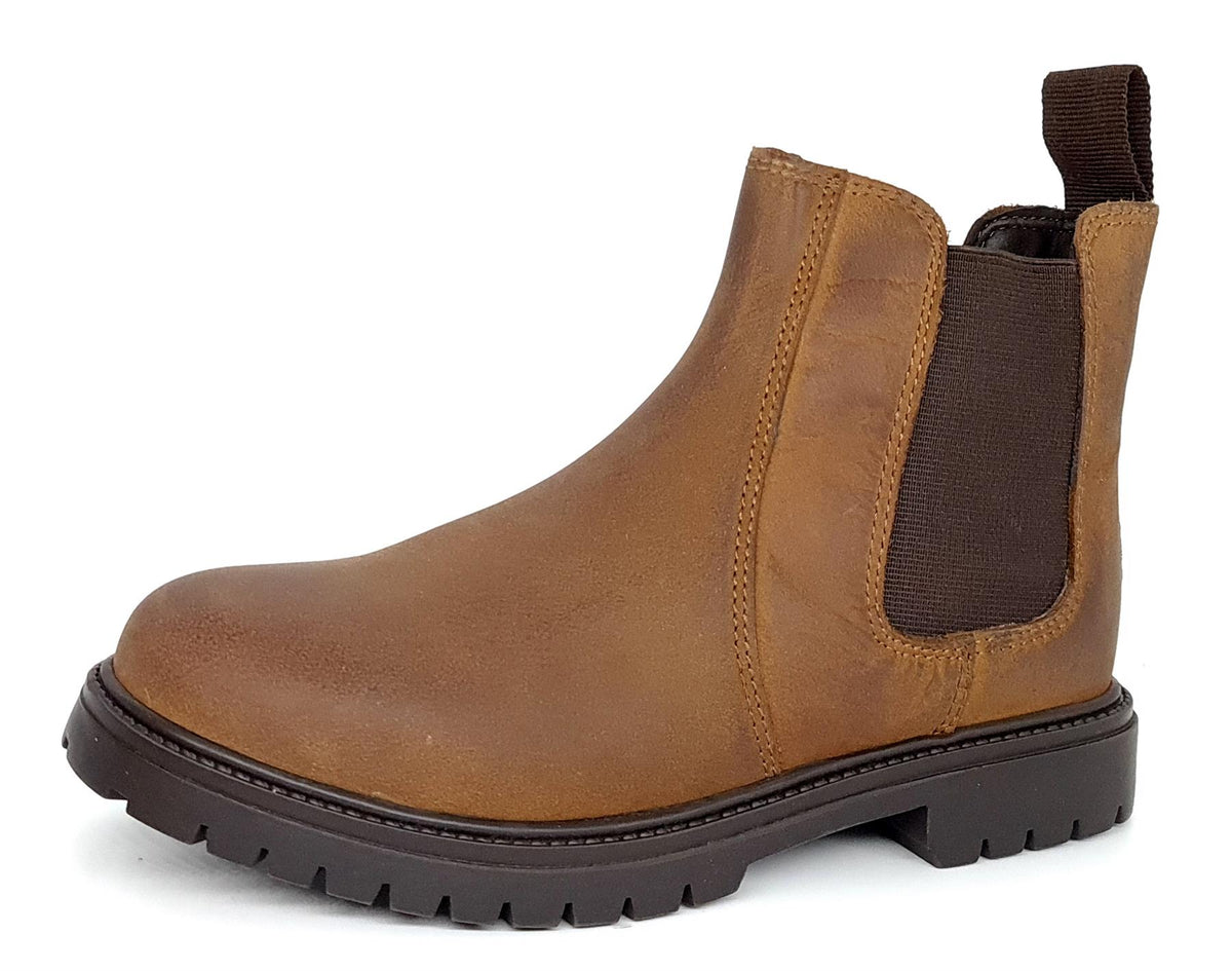 Frank James Rutland Kids' Leather Chelsea Dealer Boots