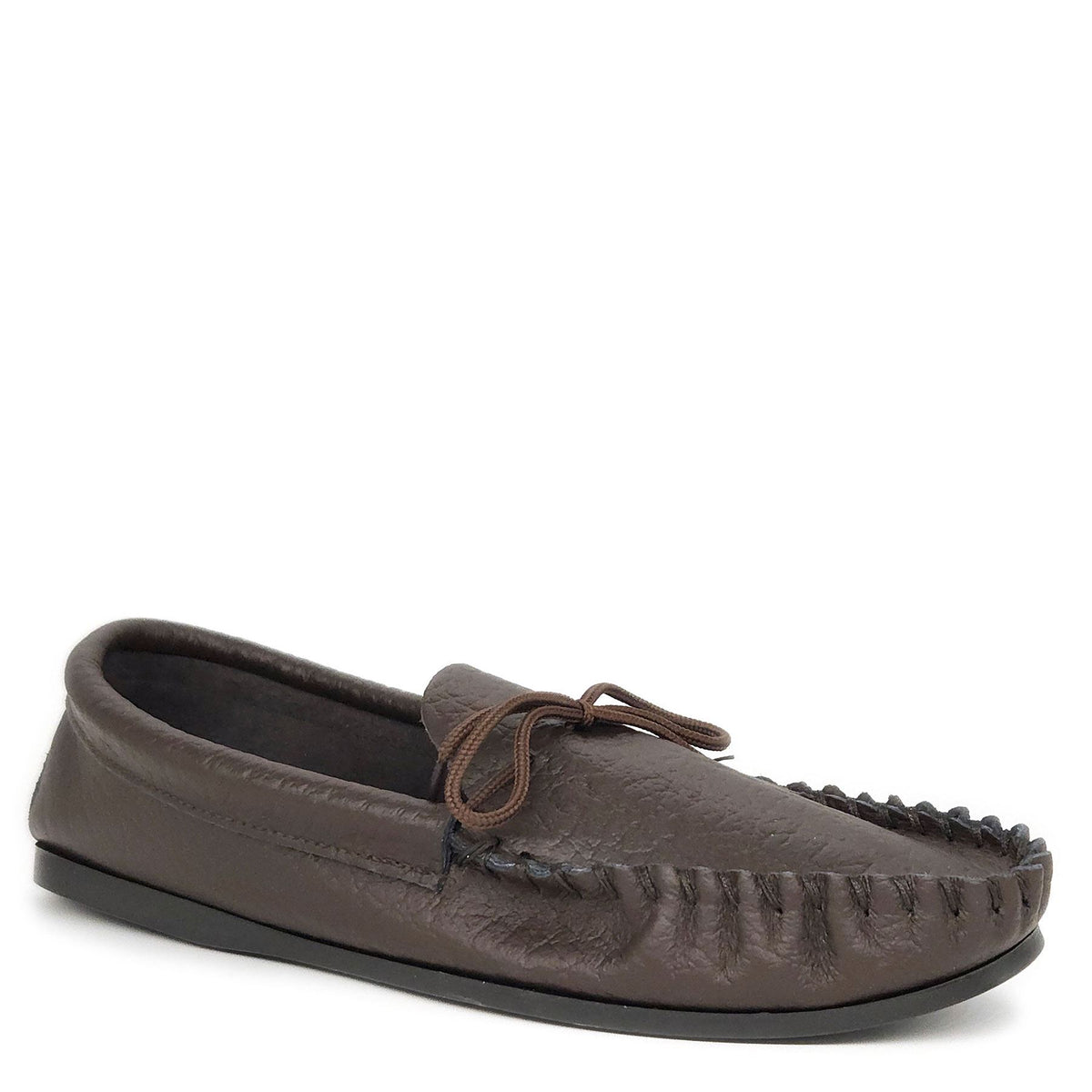 Coopers Moccasin Traditional Mens Leather Outdoor Slippers