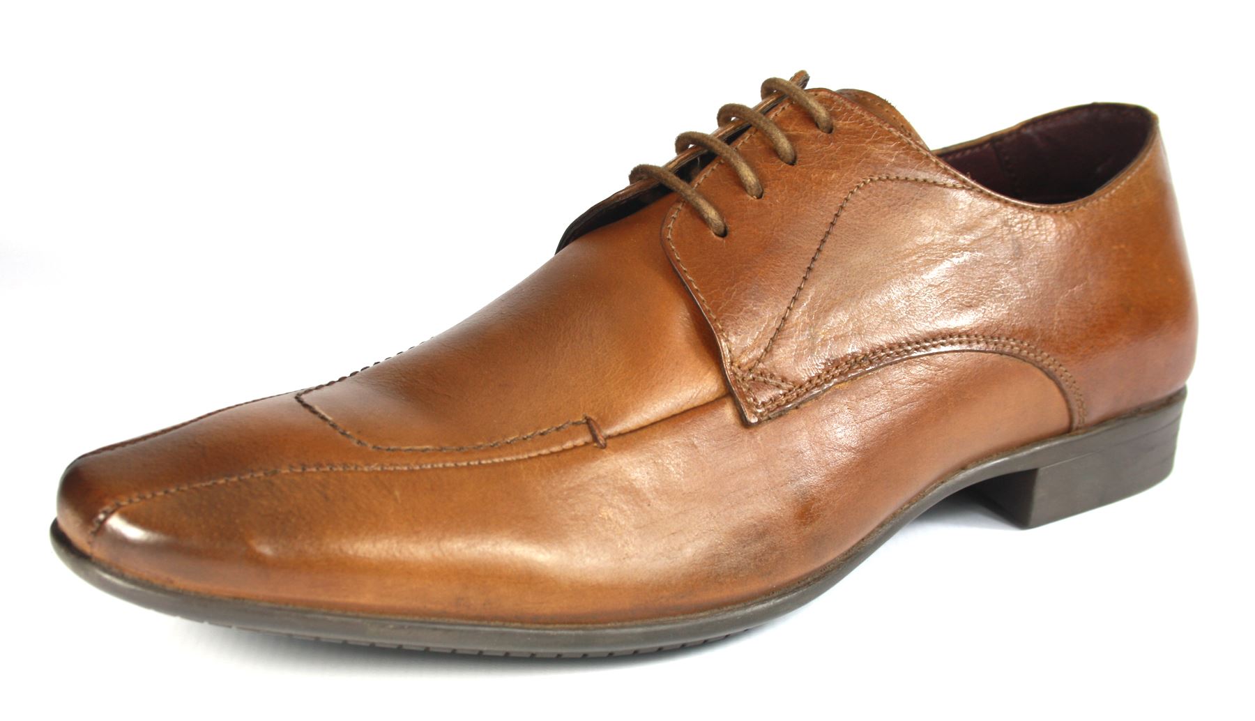 POD Como Men s Pointed Toe Lace Up Leather Shoes Wellington Warehouse