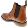 Frank James Warkton Men's Leather Pull On Brogue Chelsea Boots
