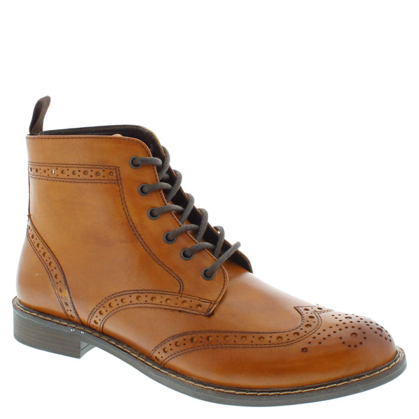 Thomas Crick Askham Men's Leather Lace Up Brogue Boots