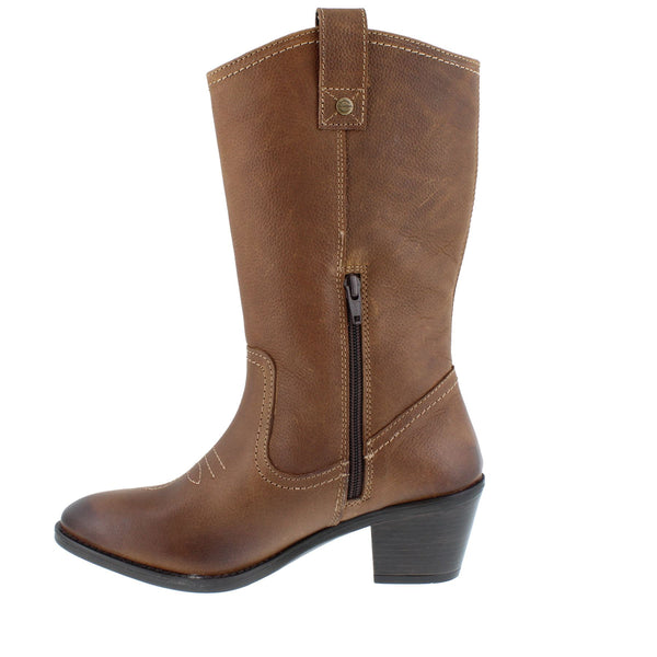 HX London Montana Women's Leather Cowboy Boots