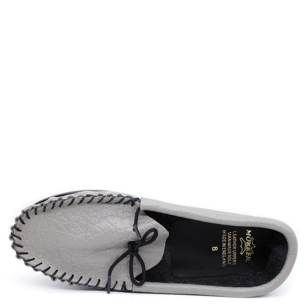 Coopers Moccasin Traditional Mens Leather Outdoor Slippers