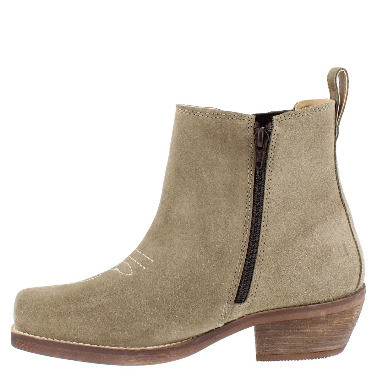 HX London Nashville Women's Leather Western Chelsea Boots