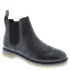 Frank James Warkton Men's Leather Pull On Brogue Chelsea Boots