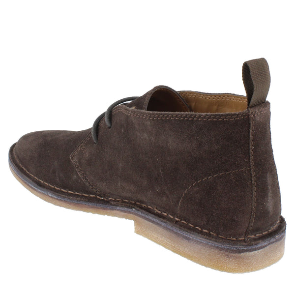 HX London Sahara Men's Suede Desert Boots