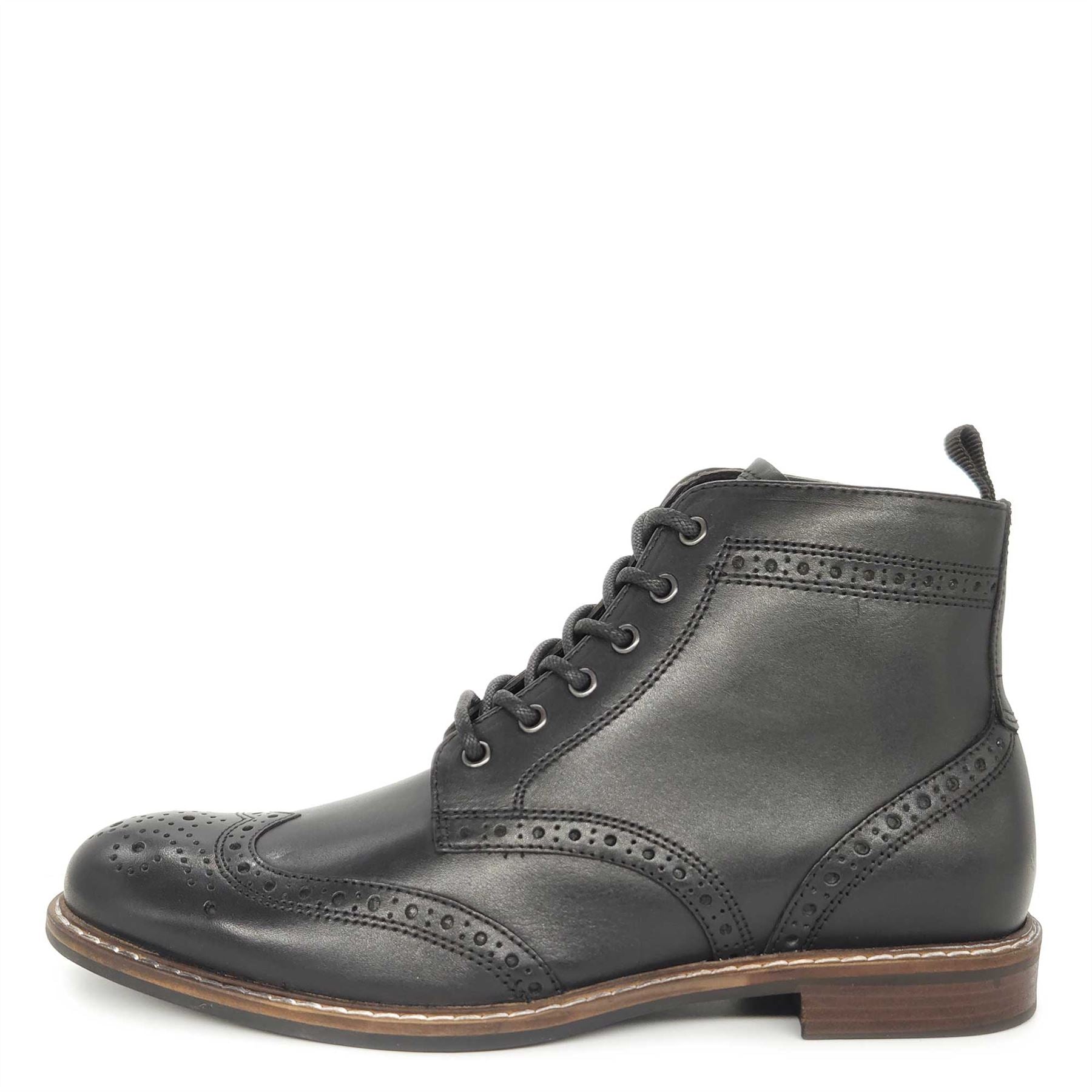 Red tape black boots 2025